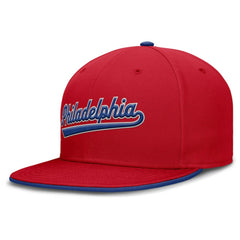 Philadelphia Phillies Primetime Dri-FIT Round Bill True Fitted Hat Red