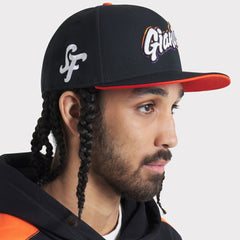 San Francisco Giants 2025 City Connect True Performance Fitted Hat Black