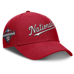 Washington Nationals Rise Gaberdine Adjustable Hat Red