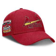 St. Louis Cardinals Rise Gaberdine Adjustable Hat Red