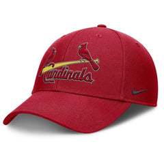 St. Louis Cardinals Rise Gaberdine Adjustable Hat Red