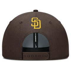 San Diego Padres Rise Gaberdine Adjustable Hat Brown