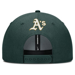 Athletics Rise Gaberdine Adjustable Hat Green