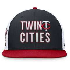 Minnesota Twins Pro Trucker Snapback Hat Navy
