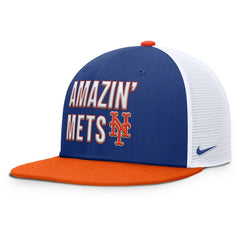 New York Mets Pro Trucker Snapback Hat Blue