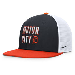 Detroit Tigers Pro Trucker Snapback Hat Navy