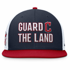 Cleveland Guardians Pro Trucker Snapback Hat Navy
