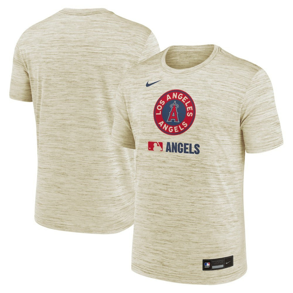 Los Angeles Angels Authentic Collection City Connect Velocity Dri-FIT T-Shirt Cream