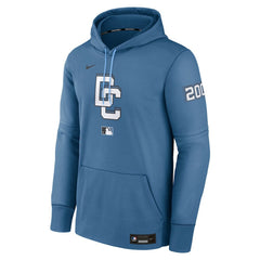 Washington Nationals 2025 City Connect Authentic Collection Performance Pullover Hoodie Blue