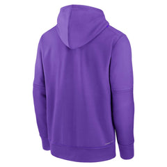Colorado Rockies 2025 City Connect Authentic Collection Therma Pullover Hoodie Purple