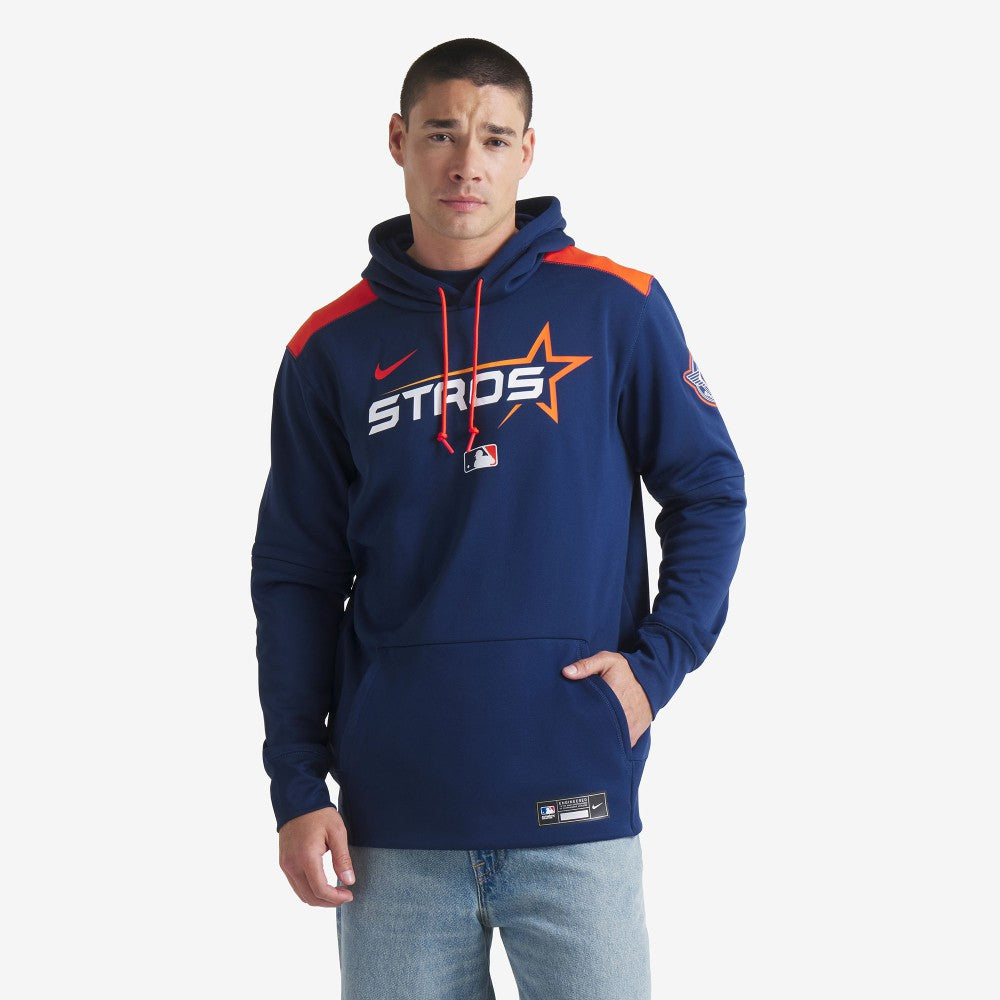 Houston Astros 2025 City Connect Authentic Collection Performance Pullover Hoodie Navy