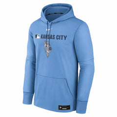 Kansas City Royals Authentic Collection City Connect Therma Pullover Hoodie Light Blue