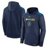 Philadelphia Phillies Authentic Collection City Connect Therma Pullover Hoodie Navy