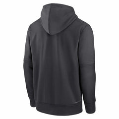 New York Mets Authentic Collection City Connect Therma Pullover Hoodie Anthracite