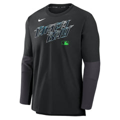 Tampa Bay Rays 2025 City Connect Authentic Collection Player Dri-FIT Lightweight Pullover Black