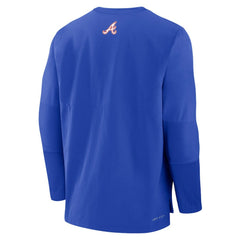 Atlanta Braves 2025 City Connect Authentic Collection Player Dri-FIT Lightweight Pullover Royal