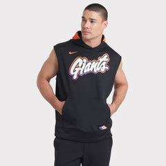 San Francisco Giants 2025 City Connect Authentic Collection Dri-FIT Sleeveless Hoodie Black