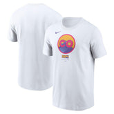Colorado Rockies 2025 City Connect Logo T-Shirt White