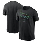 Tampa Bay Rays City Connect Large Logo T-Shirt Black