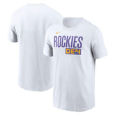 Colorado Rockies City Connect Wordmark T-Shirt White