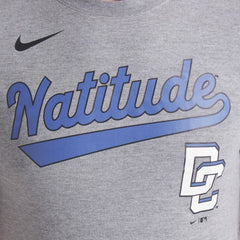 Washington Nationals City Connect Script Tri-Blend T-Shirt Heather Charcoal