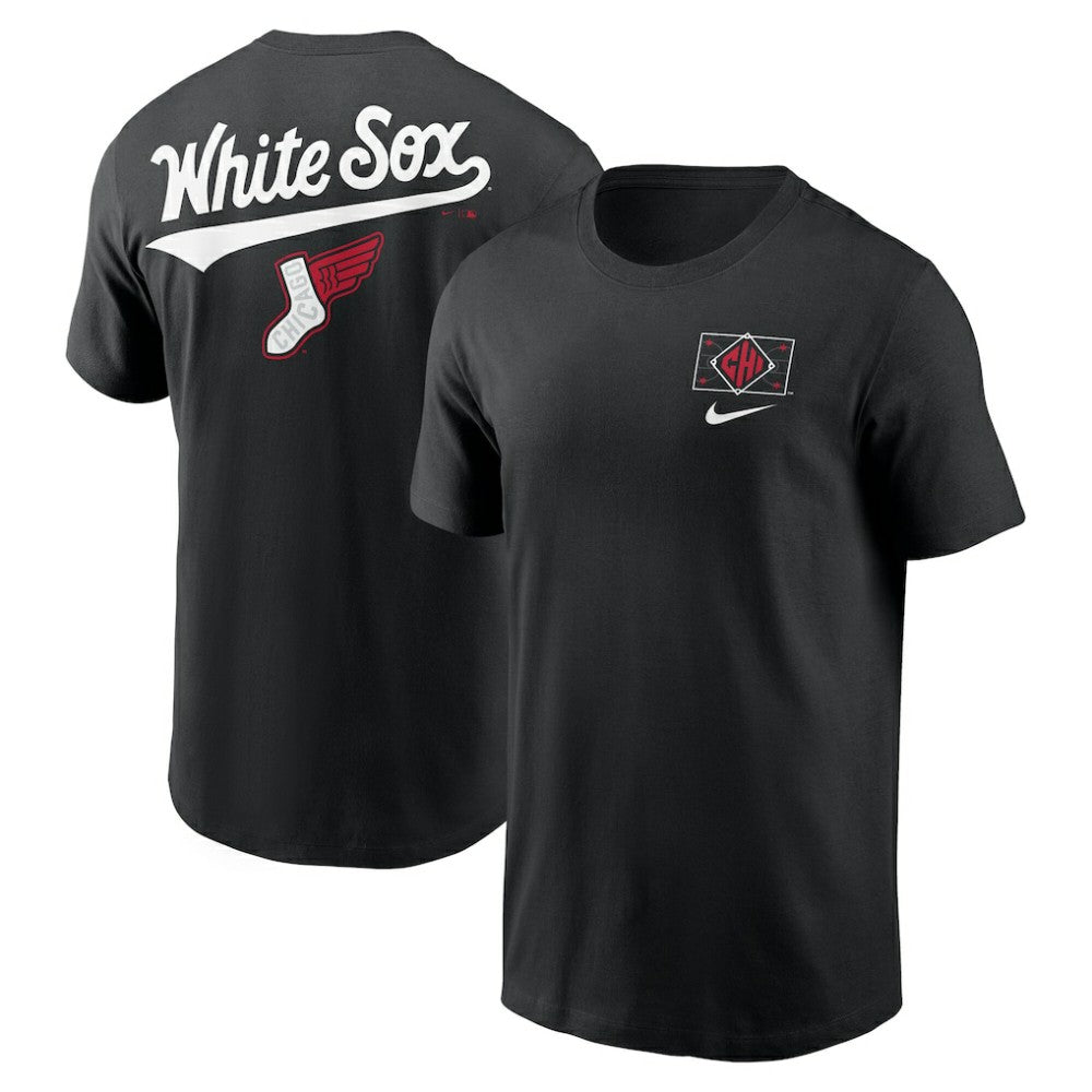 Chicago White Sox 2025 City Connect 2-Hit T-Shirt Black