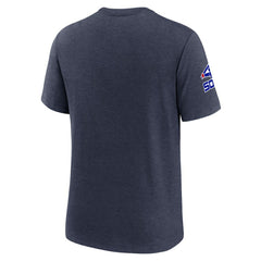 Chicago White Sox Cooperstown Collection Eras Tri-Blend T-Shirt Heather Navy
