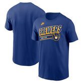 Milwaukee Brewers Cooperstown Collection Retro T-Shirt Royal
