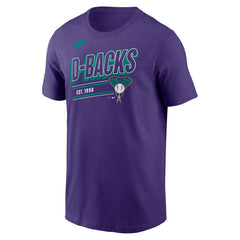 Arizona Diamondbacks Cooperstown Collection Retro T-Shirt Purple