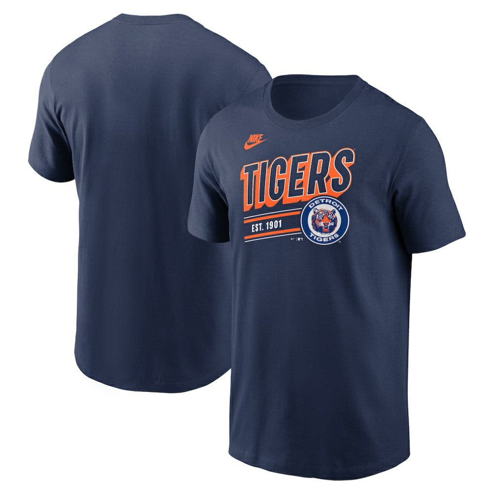 Detroit Tigers Cooperstown Collection Retro T-Shirt Navy