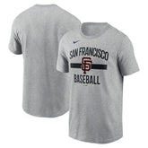 San Francisco Giants Arched T-Shirt Heather Gray