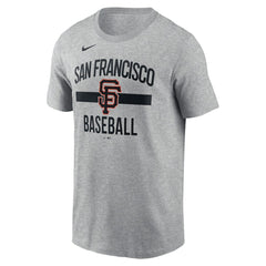 San Francisco Giants Arched T-Shirt Heather Gray