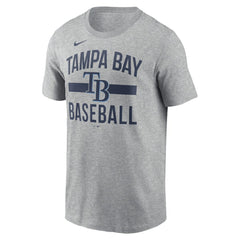Tampa Bay Rays Arched T-Shirt Heather Gray
