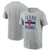 Texas Rangers Arched T-Shirt Heather Gray