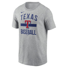 Texas Rangers Arched T-Shirt Heather Gray