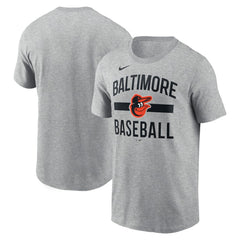 Baltimore Orioles Arched T-Shirt Heather Gray