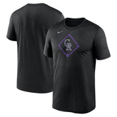 Colorado Rockies Icon Legend Dri-FIT T-Shirt Black