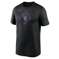 Colorado Rockies Icon Legend Dri-FIT T-Shirt Black