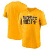 San Diego Padres Local Legend Performance T-Shirt Gold