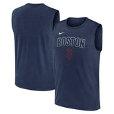 Boston Red Sox Knockout Dri-FIT Muscle Tank Top Navy