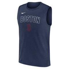 Boston Red Sox Knockout Dri-FIT Muscle Tank Top Navy