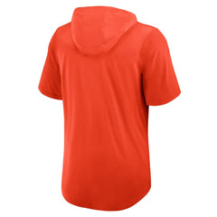 San Francisco Giants Tri-Blend Hoodie T-Shirt Orange