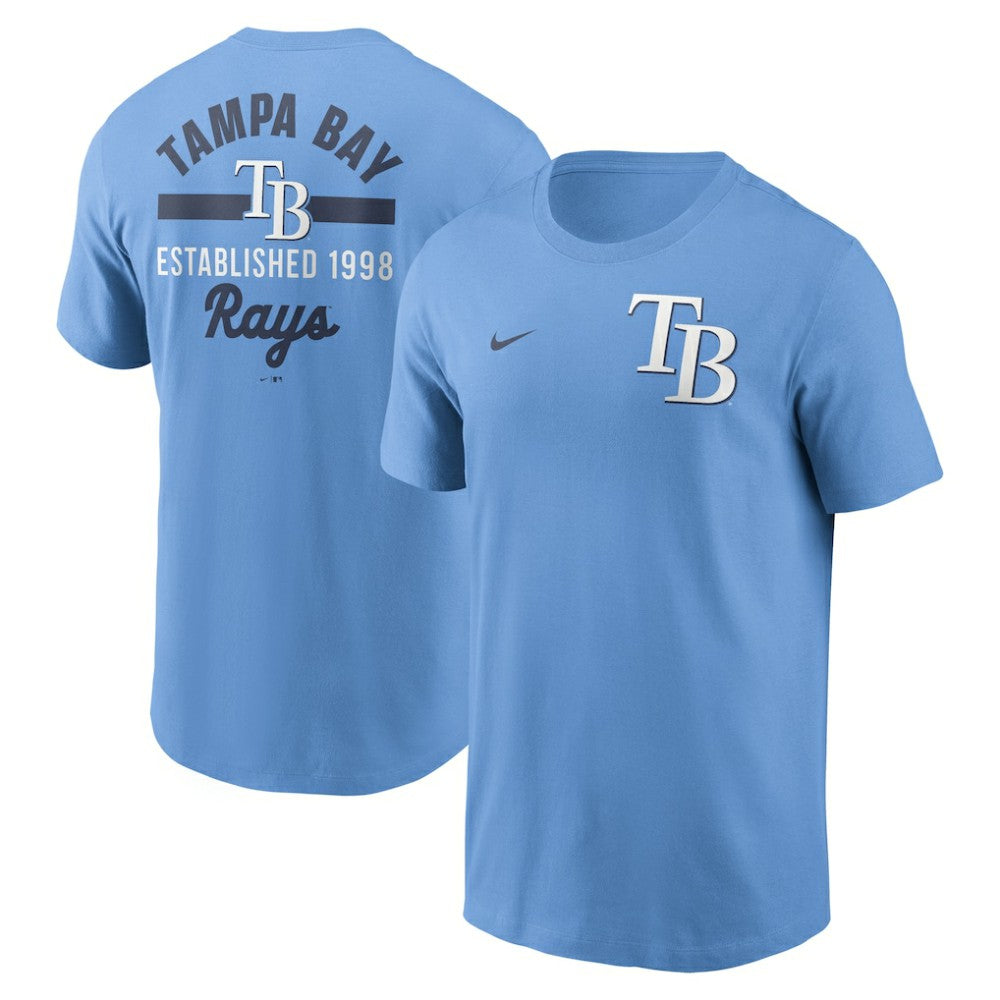 Tampa Bay Rays 2-Hit T-Shirt Light Blue