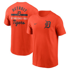 Detroit Tigers 2-Hit T-Shirt Orange