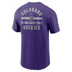 Colorado Rockies 2-Hit T-Shirt Purple