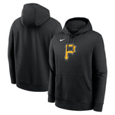 Pittsburgh Pirates Logo Club Fleece Hoodie Black