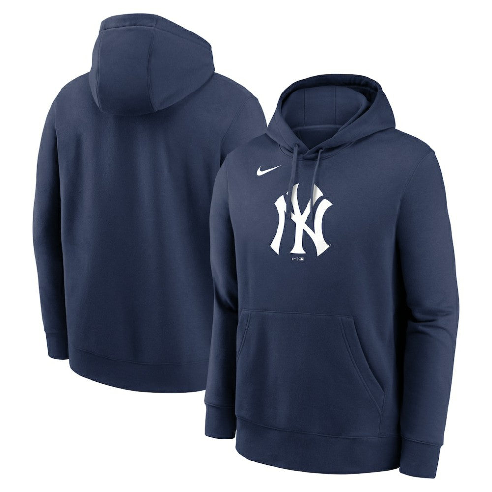 New York Yankees Logo Club Fleece Hoodie Navy