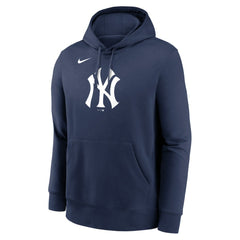 New York Yankees Logo Club Fleece Hoodie Navy