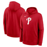 Philadelphia Phillies Logo Club Fleece Hoodie Red