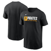 Pittsburgh Pirates Team Block T-Shirt Black